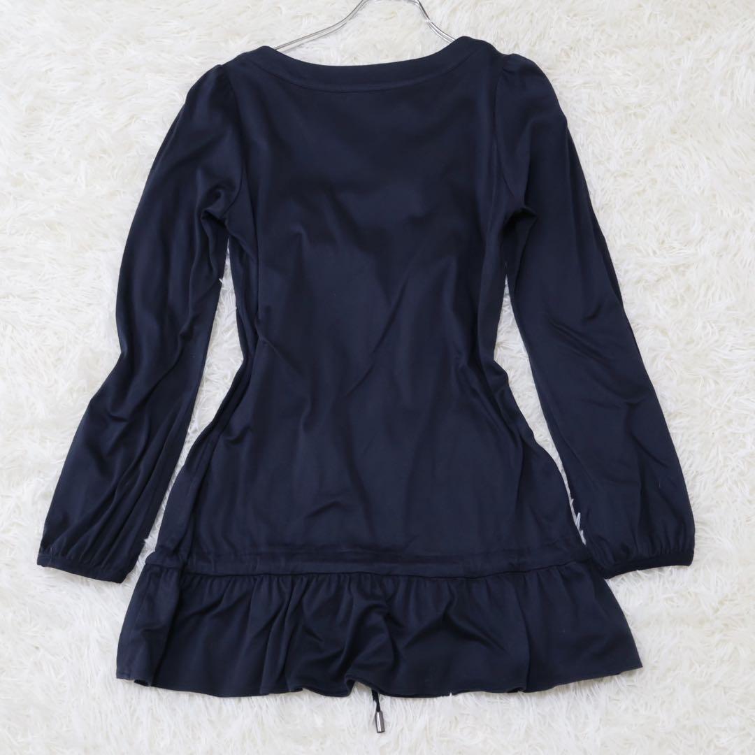 【SALE】 バーバリーブルーレーベル ワンピース チュニック ネイビー M ワンピース