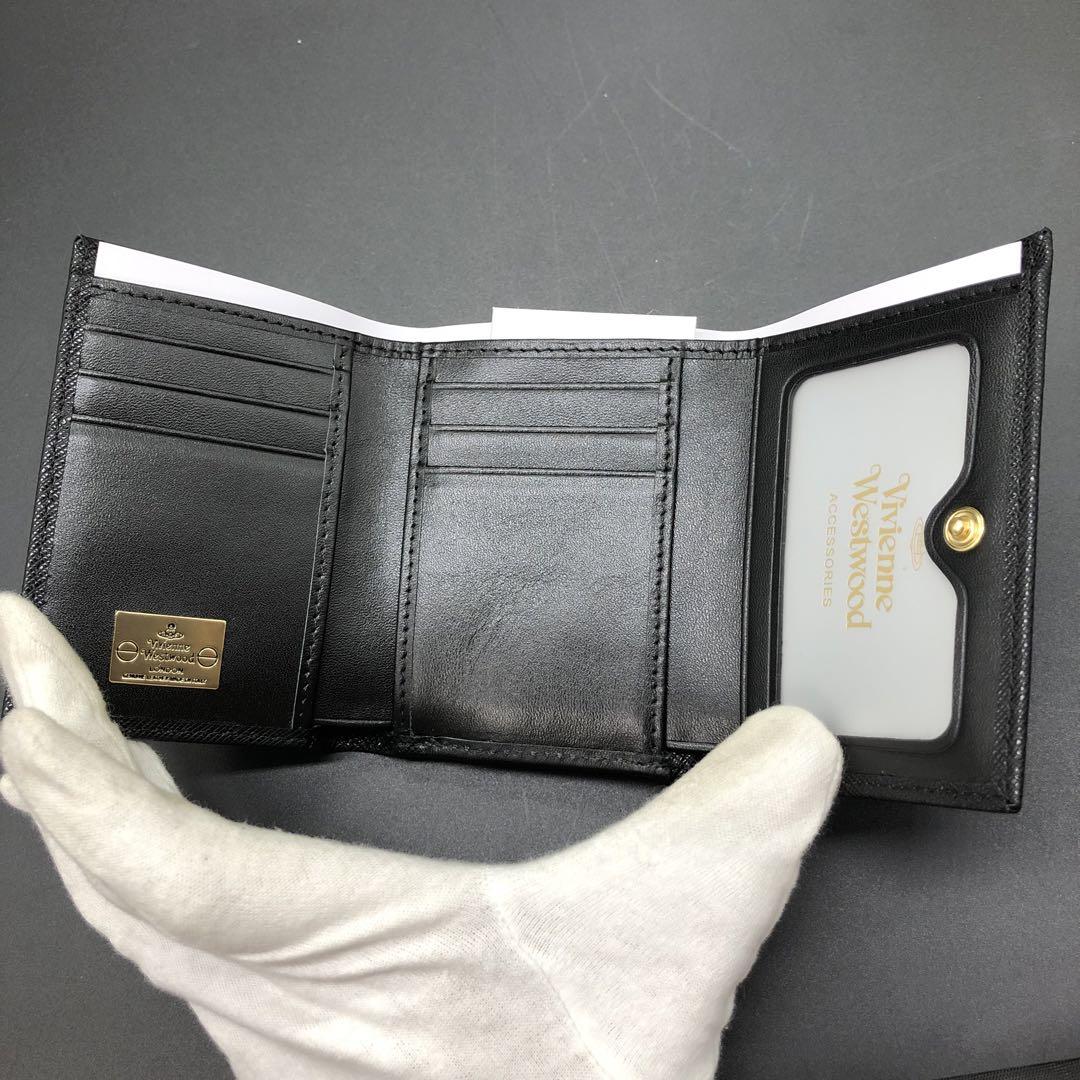 新品 ヴィヴィアンウェストウッド 三つ折り財布 ブラック