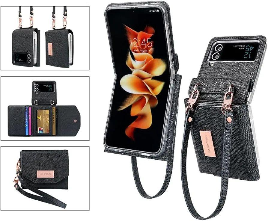 Galaxy Z Flip 3 5G スマホケース お財布 カード収納 便利