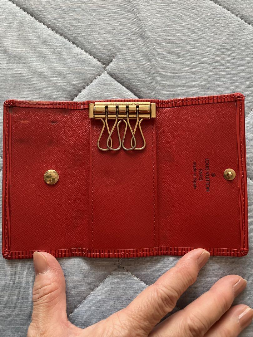 LOUIS VUITTON ピンク レザー キーケース ピンク系 Louis Vuitton(ルイヴィトン) キーケース(レディース