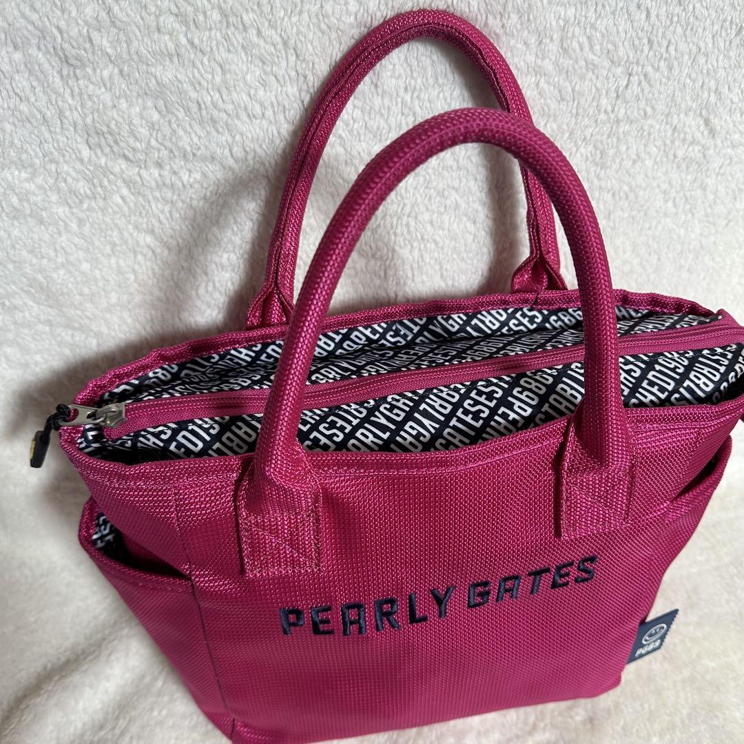 【PEARLY GATES】カートバック ボールポーチ セット ピンク