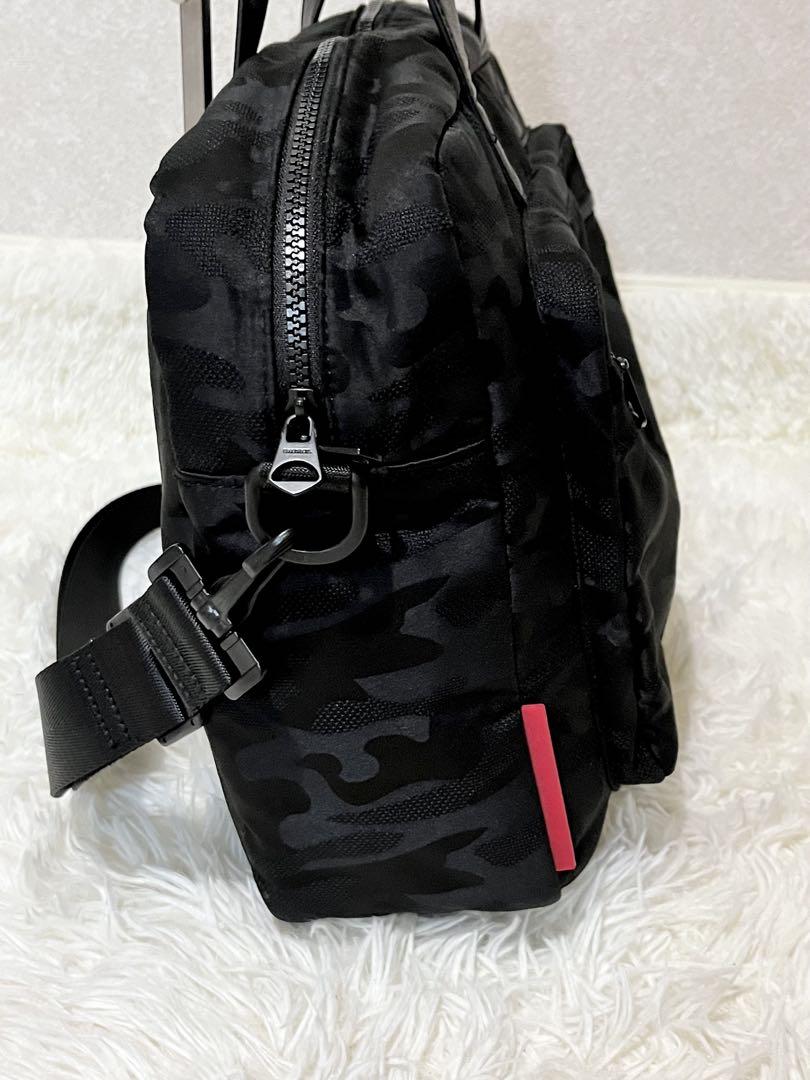 【ほぼ美品】DIESEL　ディーゼル　カモフラ　ブリーフケース　2WAY　黒