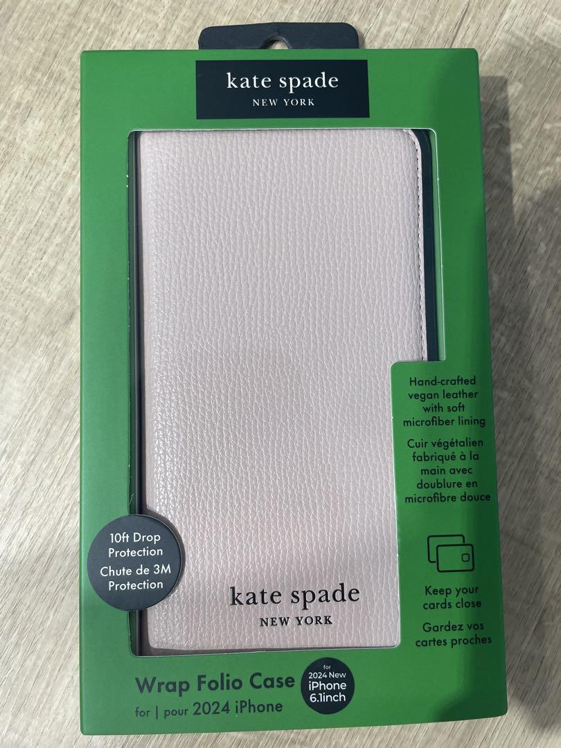 kate spade ピンク　手帳型ケース　iPhone16 【新品未使用】