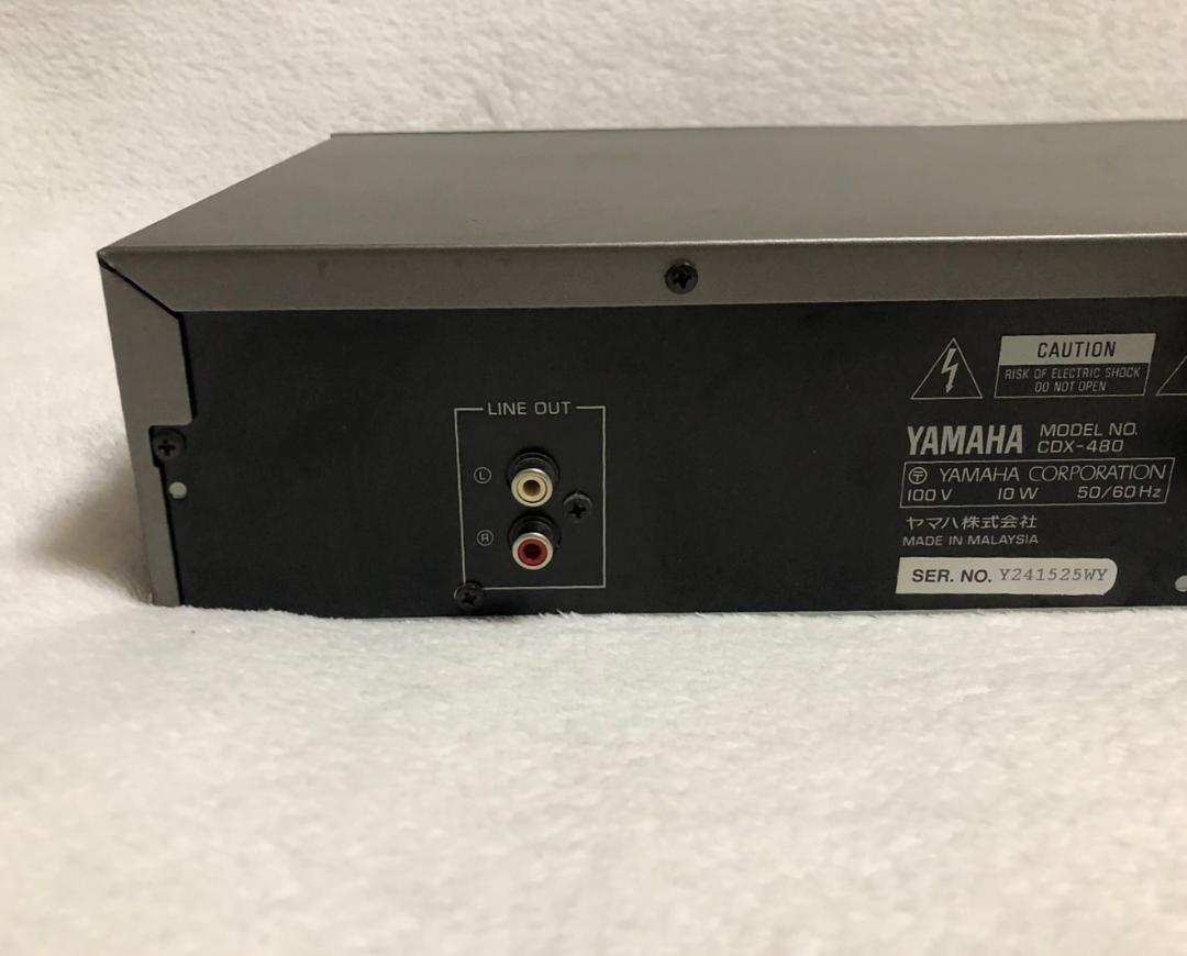 YAMAHA/ヤマハ CDプレイヤー CDX-480 現状品
