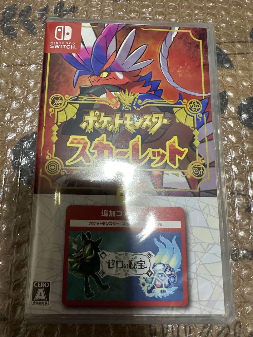 新品　ニンテンドースイッチソフト ポケットモンスター スカーレット＋ゼロの秘宝