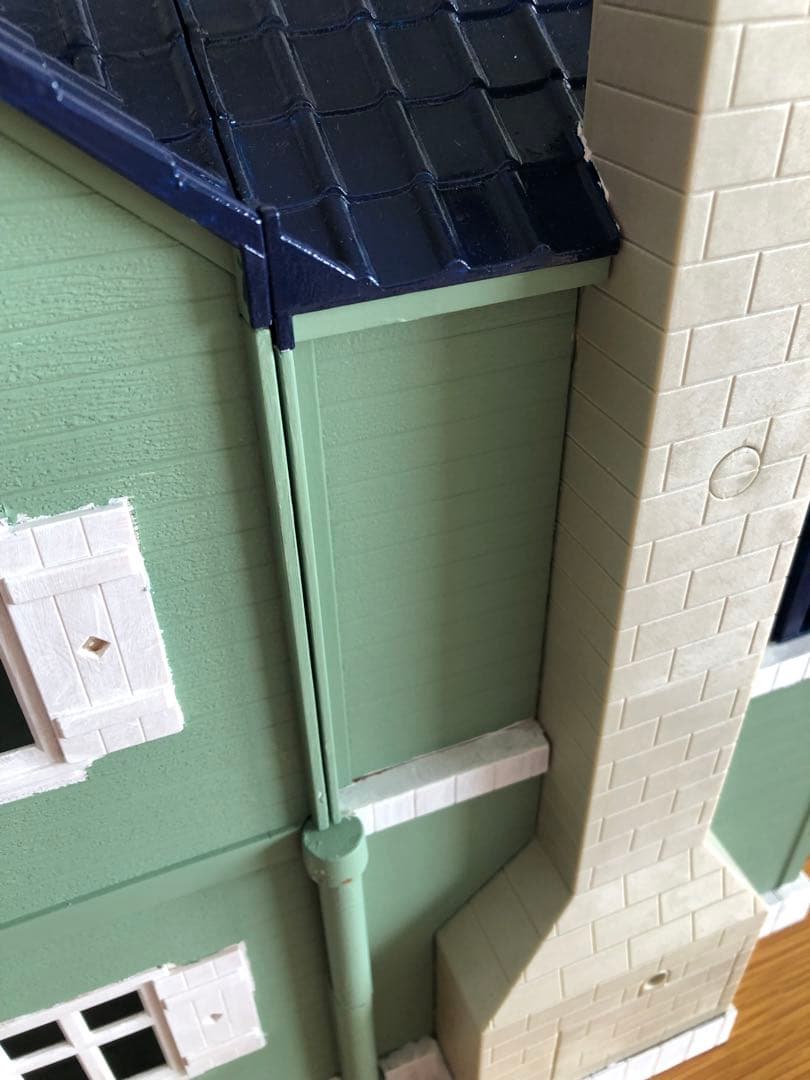 あかりの灯る大きなお家 お家リペイント