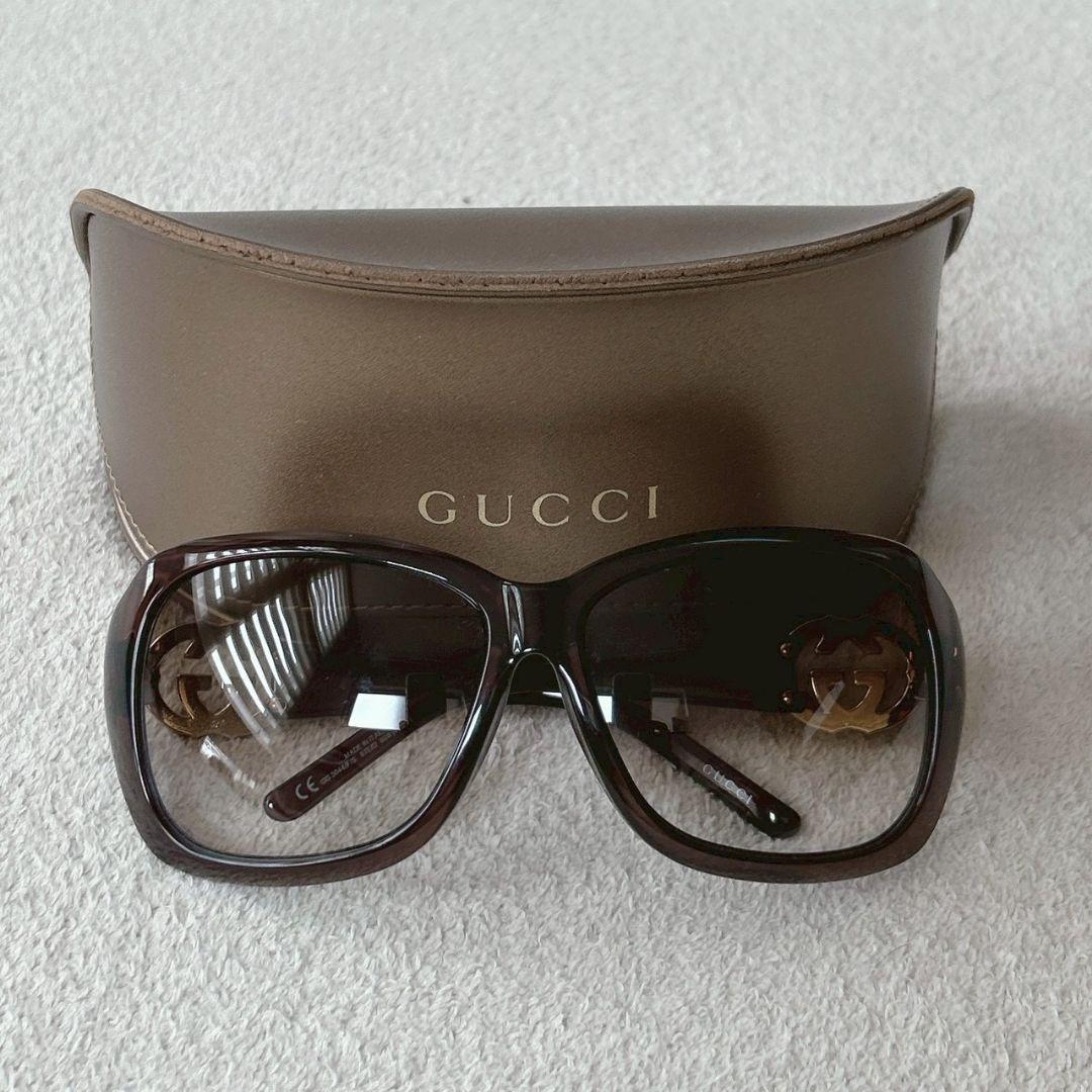 GUCCI グッチ バンブーインターロッキングG ビジュ サングラス