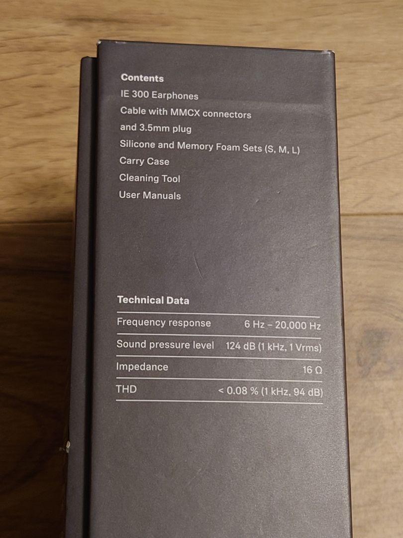 Sennheiser ゼンハイザー IE 300