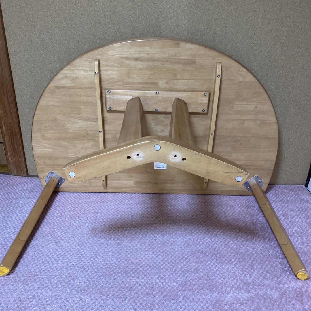 メーカー直売所 カリモク Chitano 半円ダイニングテーブル ダイニングテーブル