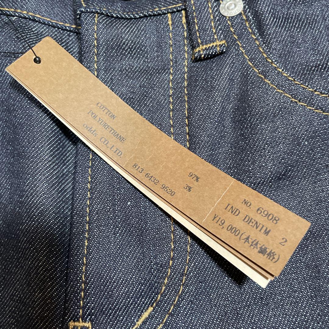 新品　未使用　ラウンジリザード　スキニー　デニム　M