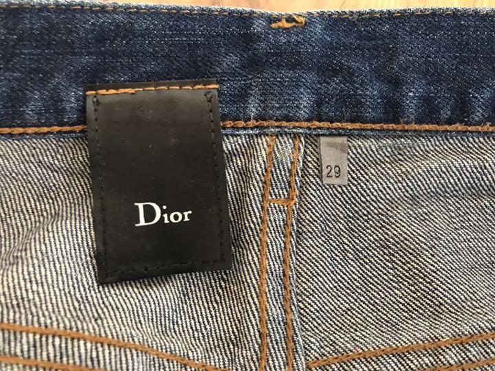 Dior Hommeのコーティングスキニーデニム ジーンズ