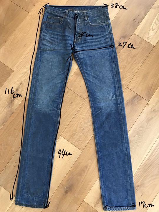 Dior Hommeのコーティングスキニーデニム ジーンズ