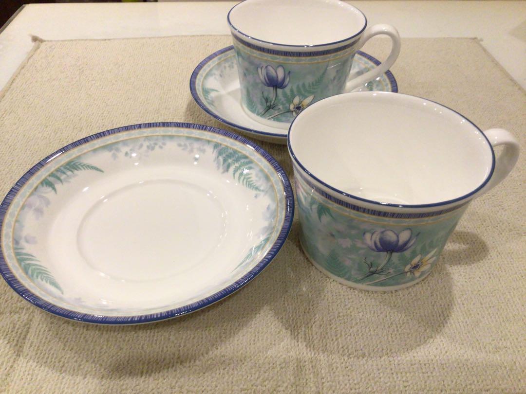 WEDGWOOD DELPHINA カップ&ソーサー コーヒーカップセット
