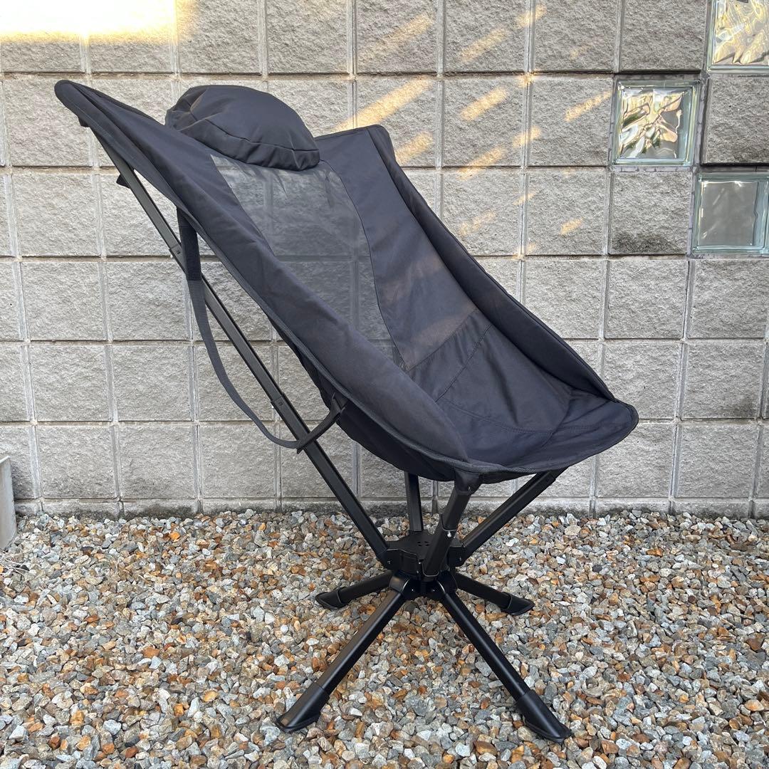 iClimb 回転フォールディングチェア ブラック メッシュ目立った傷や汚れなし HRDEVELOPMENT_JP