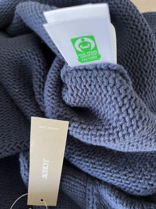 SALE豊富な JCREW ロールネックニット ネイビー Mコットン100% hvYSr-m44632706212 USA 新品 得価NEW