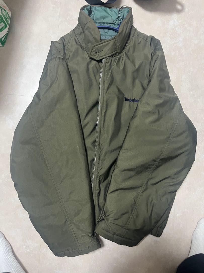 old tinberland ダウンジャケット　90s 肉厚　カーキ 8,640円