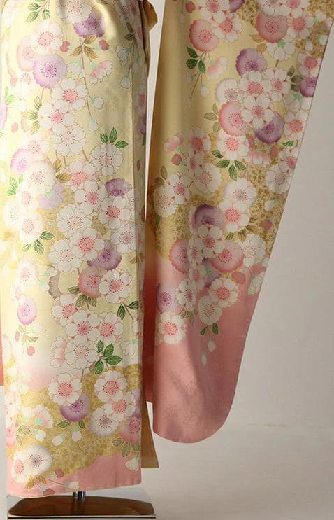 【特別セール品】 振袖 身長145-160cm 黄 ye-008 - メルカリ 着物・浴衣