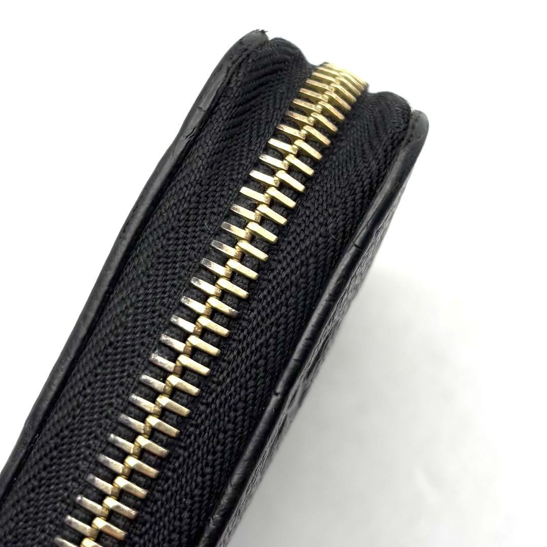 【極美品】ルイヴィトン　アンプラント　ジッピーウォレット ブラック　長財布　財布