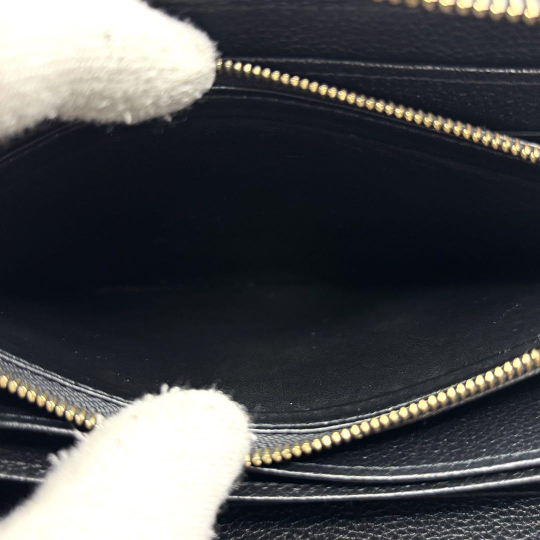 【極美品】ルイヴィトン　アンプラント　ジッピーウォレット ブラック　長財布　財布