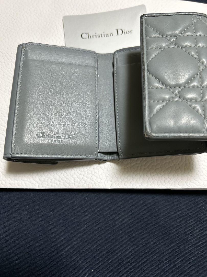 Christian Dior キルティング 三つ折り財布