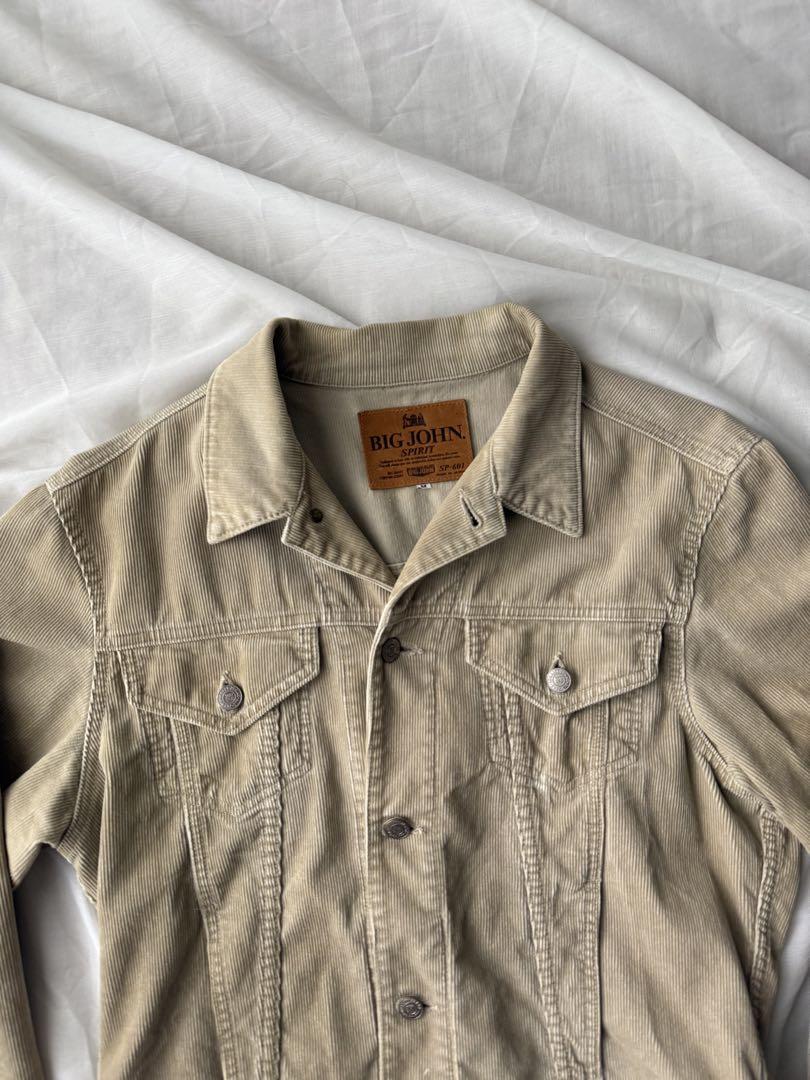 BIG JOHN corduroy tracker jacket beige