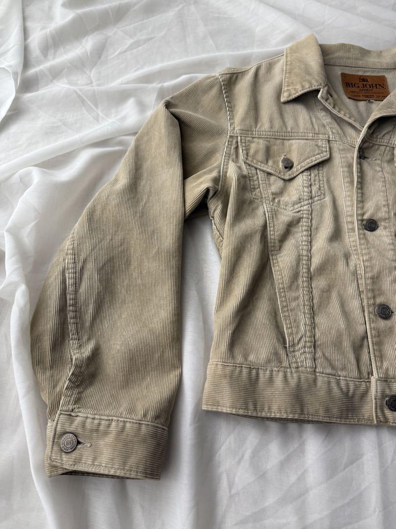 BIG JOHN corduroy tracker jacket beige