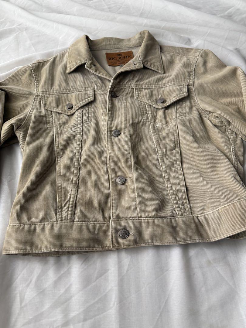 BIG JOHN corduroy tracker jacket beige