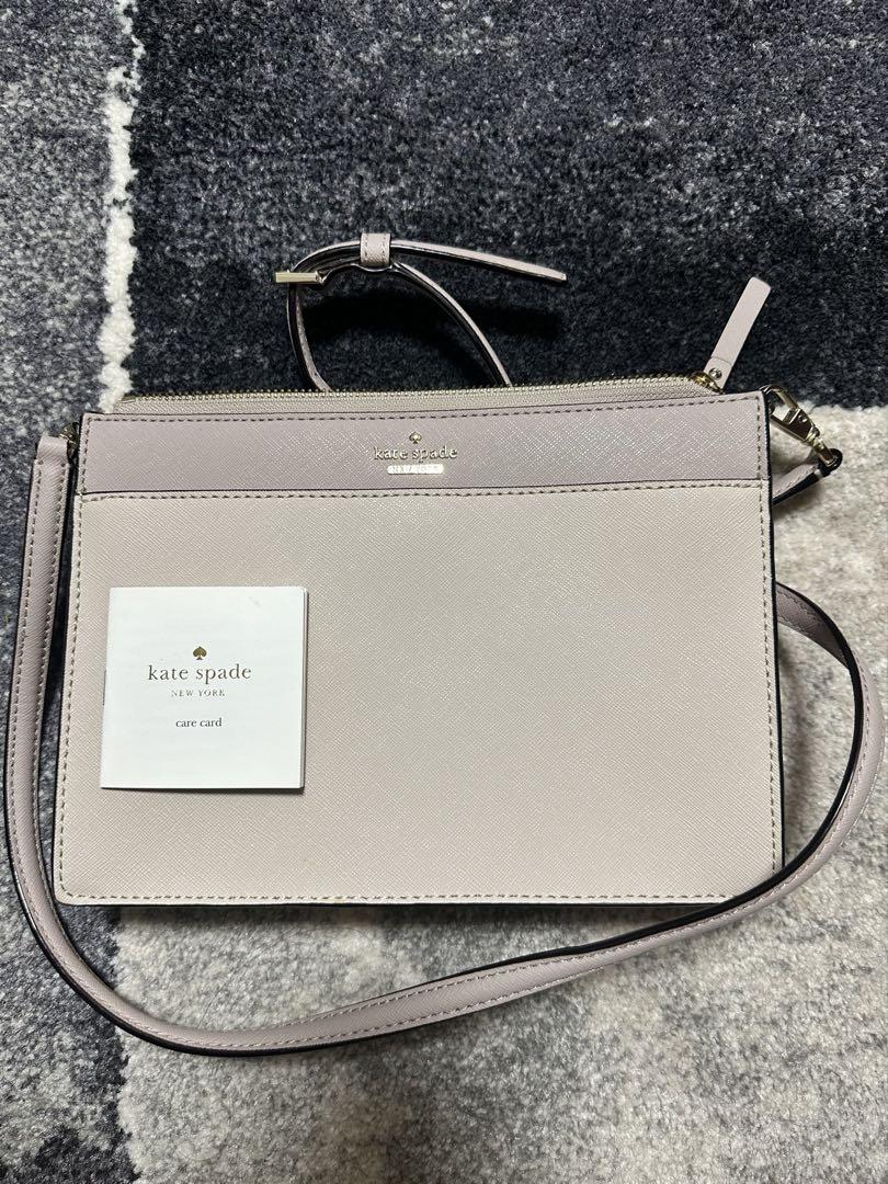 kate spade ショルダーバッグ ライトグレー
