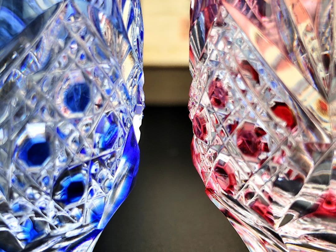 ☆超希少品☆HOYA ホヤクリスタル 冷酒グラス(切子 江戸切子 薩摩切子) ☆超希少品☆HOYA ホヤクリスタル 冷酒グラス(切子 江戸切子 薩摩切子)