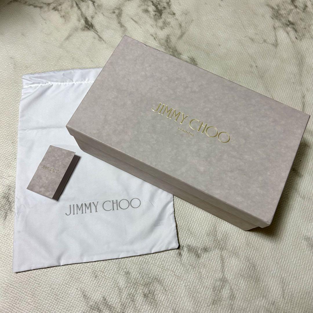 JIMMY CHOO パンプス パール メッシュ ジミーチュウ 37.5 黒