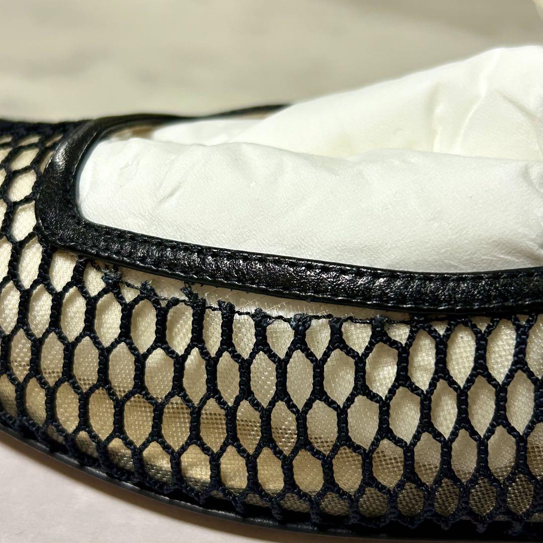 JIMMY CHOO パンプス パール メッシュ ジミーチュウ 37.5 黒