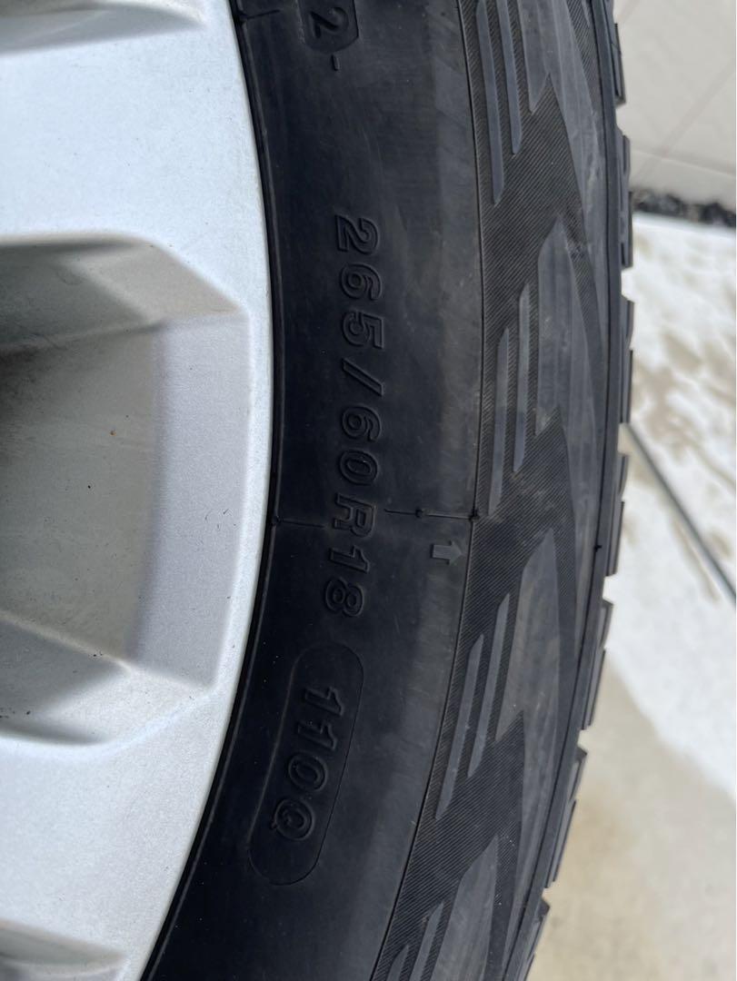 ランクルプラド150前期 TZ-G 純正タイヤホイール4本セット