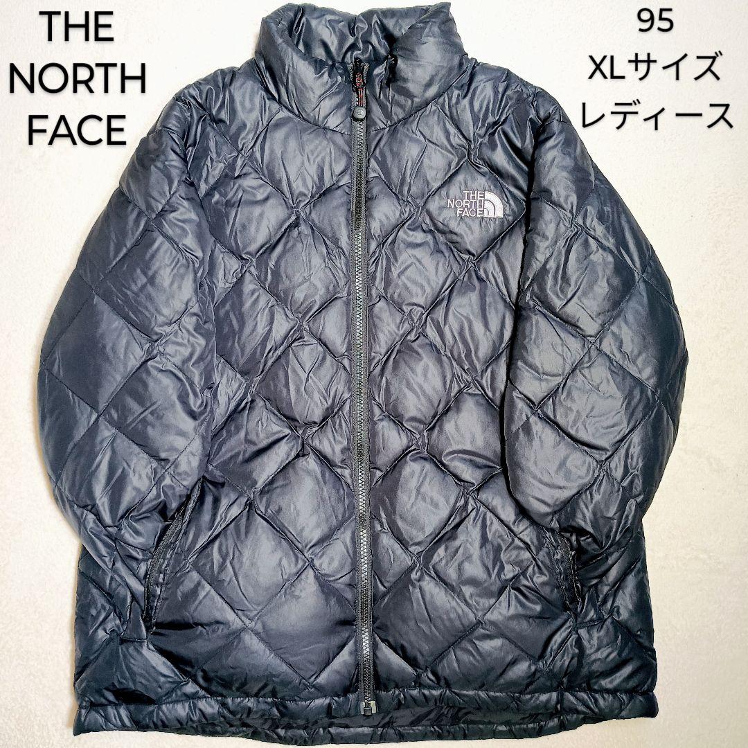 ノースフェイス ダウンジャケット 95 XL レディース 黒 600フィル