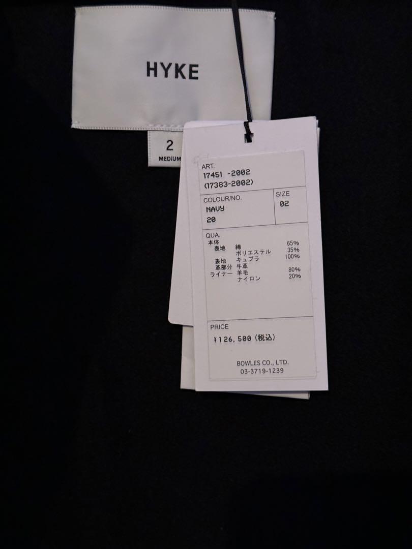 【新品】 HYKE トレンチコート/ BIG FIT オーバーサイズ