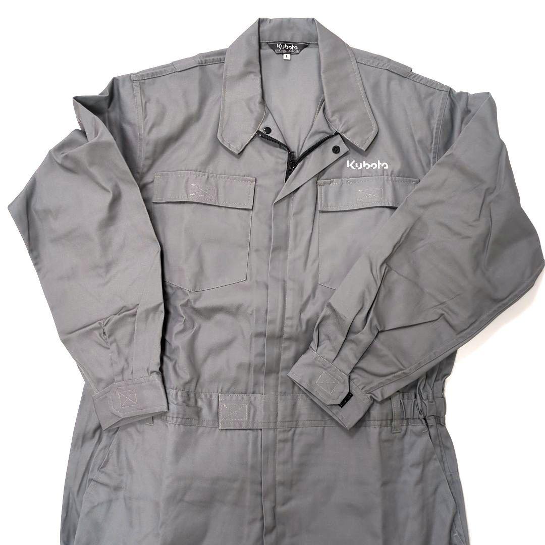 ディズニープリンセスのベビーグッズも大集合 クボタ つなぎ 服 正規品 非売品 新品 未使用 グレー色 Lサイズ パンツ