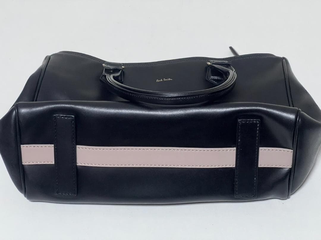 Paul Smith ポールスミス レザートートバッグ 黒 Paul Smith ポールスミス レザートートバッグ 黒