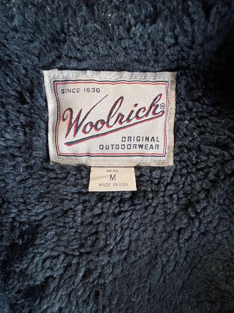 Woolrich 裏ボア ウールジャケット オンブレチェック ヴィンテージ