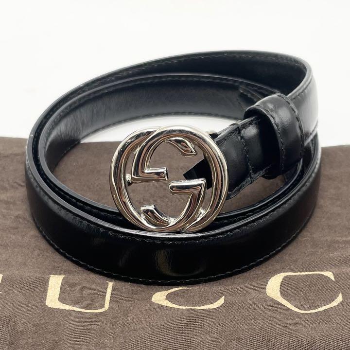 日本値下 【超美品✨】GUCCI ベルト レディース インターロッキング