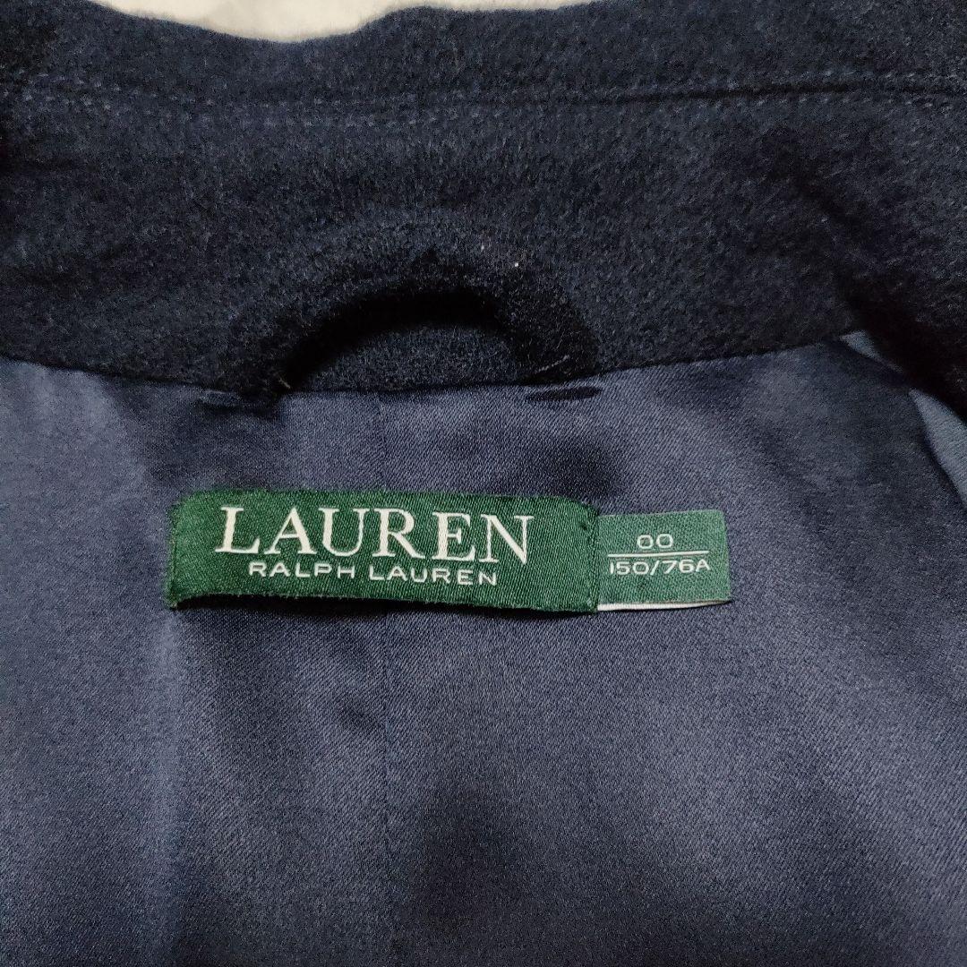 RALPH LAUREN　ラルフローレン　エンブレム　紺色　コート　金ボタン
