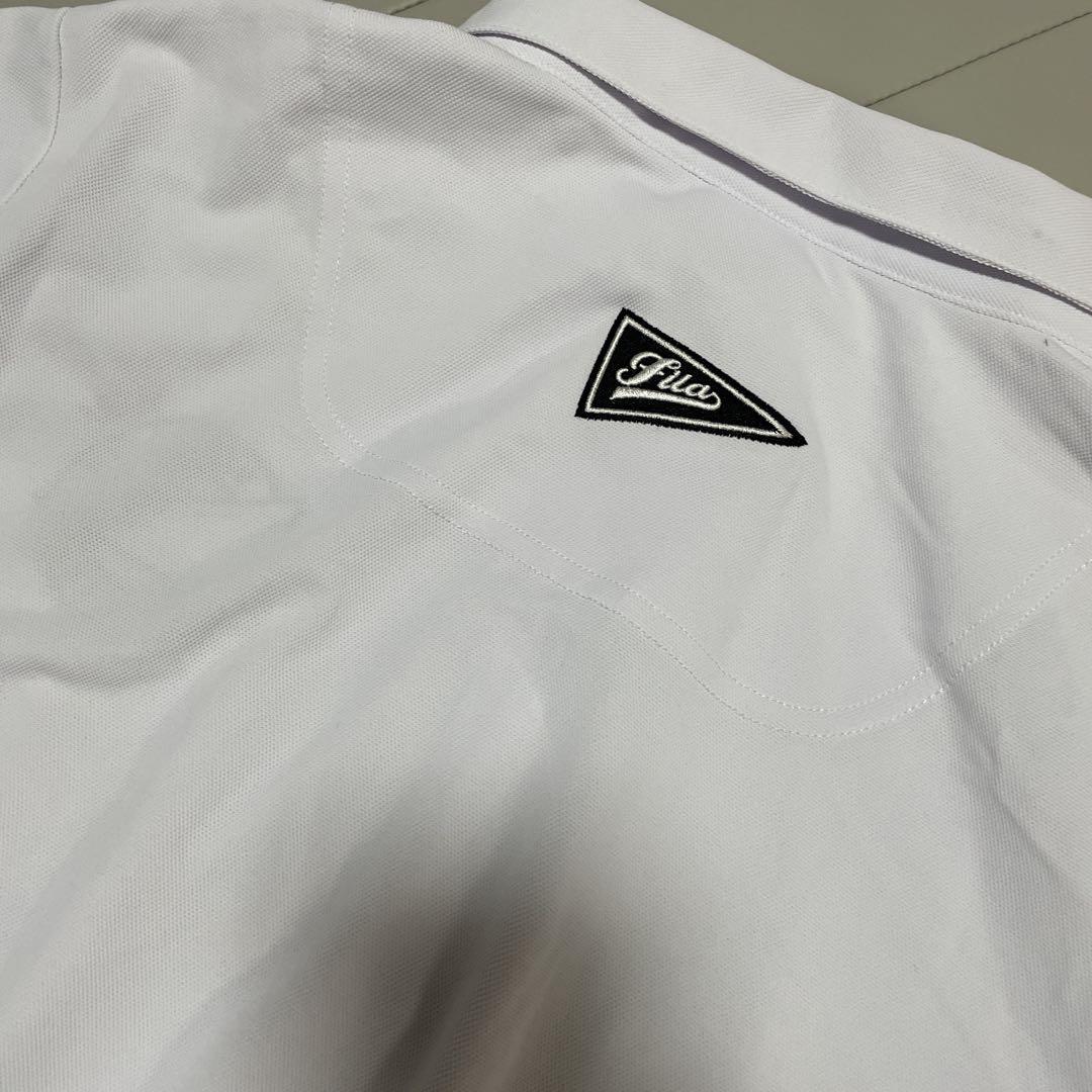 【美品】FILA GOLF ゴルフウェア ワンピース 5L ホワイト ブラック