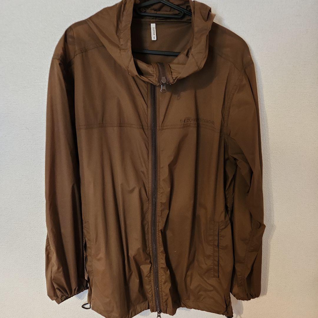 DUFFER ブラウンナイロンジャケット