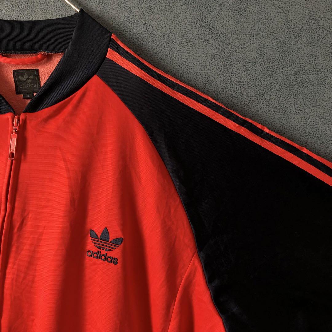 【★adidas×ATP復刻】4XO黒タグ 特大サイズ トラックジャケット 古着