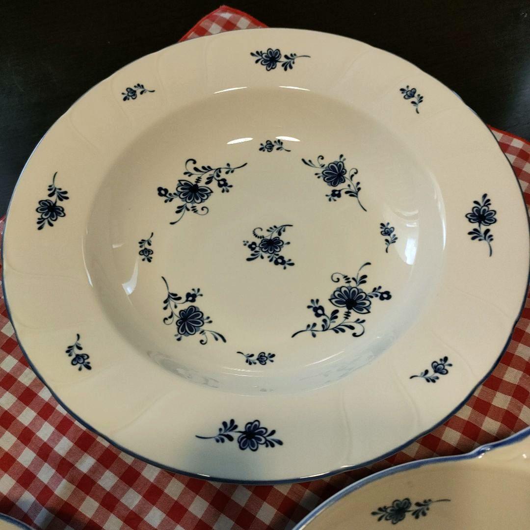 ノリタケ　Noritake クラフトーン　丸皿　グラタン皿　小花柄 食器セット