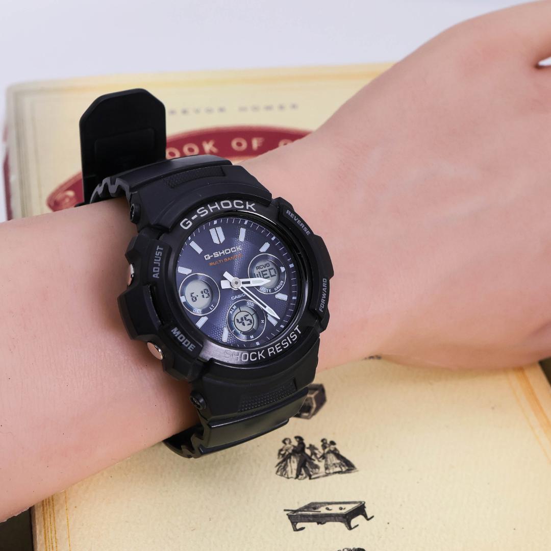 ◆稼働 G-SHOCK 腕時計 電波ソーラー アナデジ メンズ ラバー o