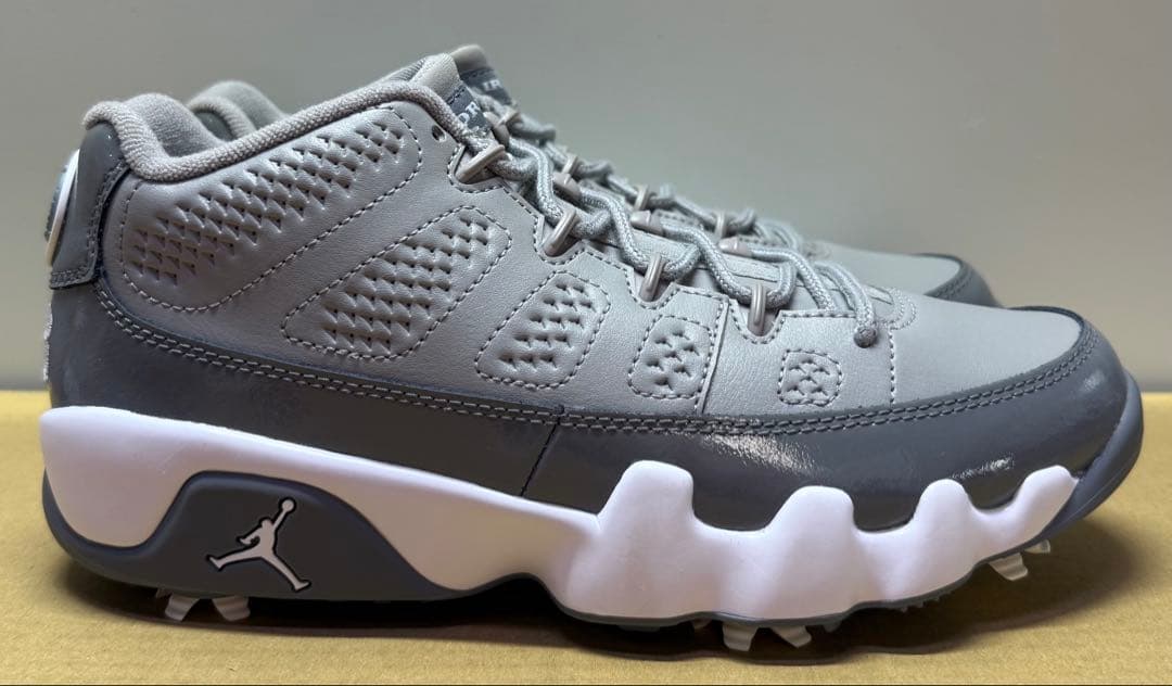 ナイキ エアジョーダン9 ゴルフ クールグレー AJ9 24cm