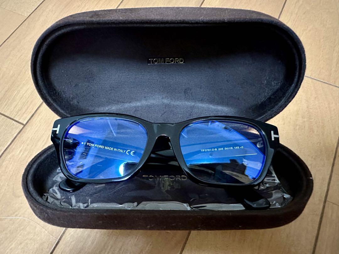 TOM FORD ファッションメガネ ブラック