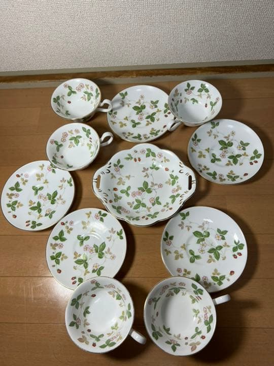 宅配便配送宅配便配送455 ウェッジウッド カップソーサー5客 皿1 客