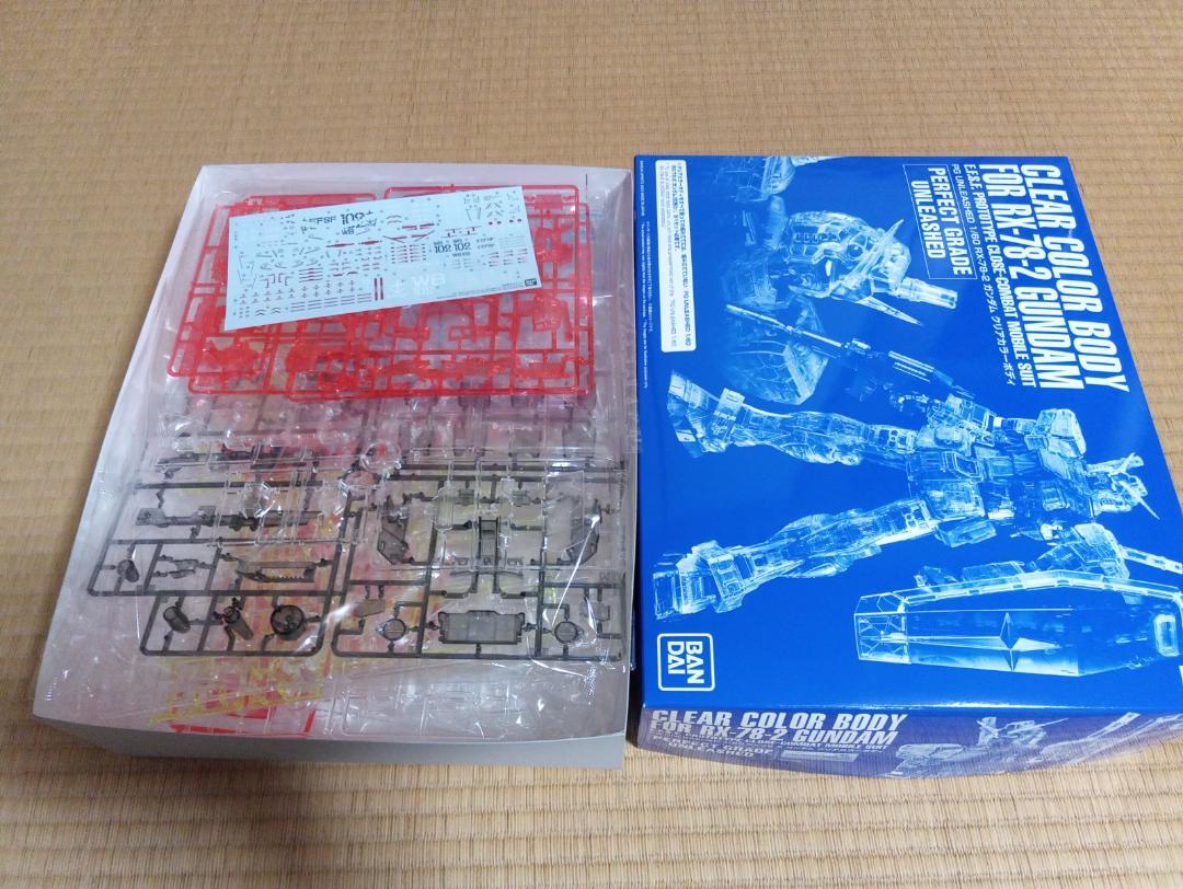 PG RX-78-2とクリアボディセット nAz6H-m44664676544 UNLEASHED機動戦士ガンダム 即納好評