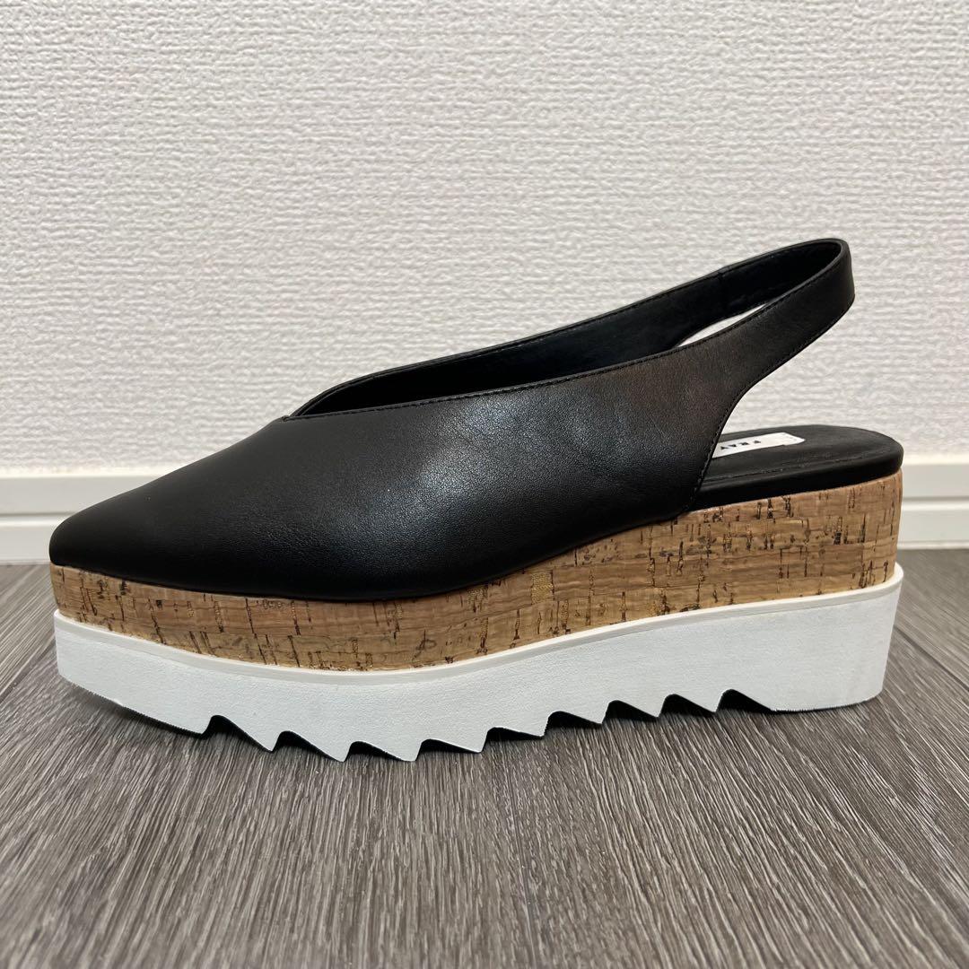 【新品✨】フレイアイディー シャークソール パンプス ブラック 23.5
