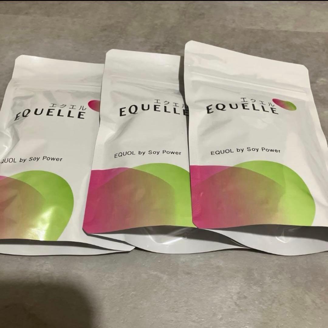EQUELLE 大豆イソフラボン サプリメント 3袋